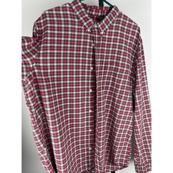 Denim & Supply  by Ralph Lauren  mens red plaid shirt XL  48 chest - Picture 4 of 6